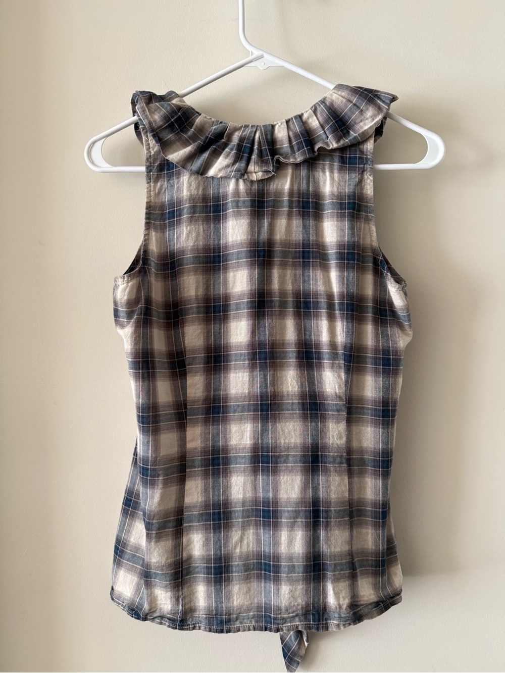 a.n.a Cotton Ruffle Tank Top - Picture 8 of 9